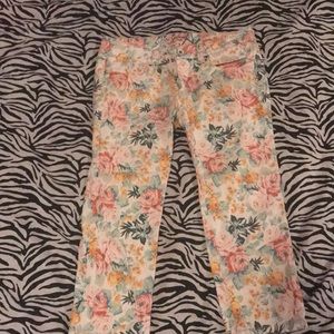 Floral capris